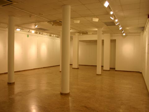 Interior sala exposiciones Capitol